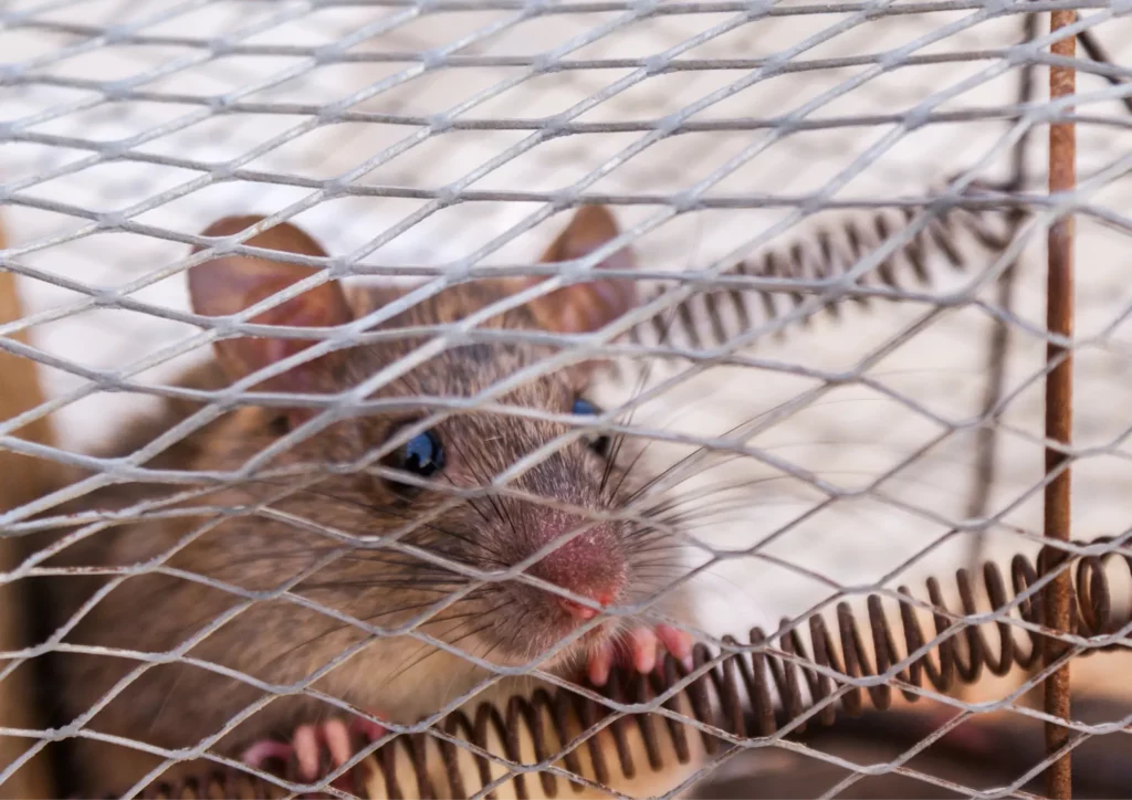 Souris dans un piège à Paris 14e